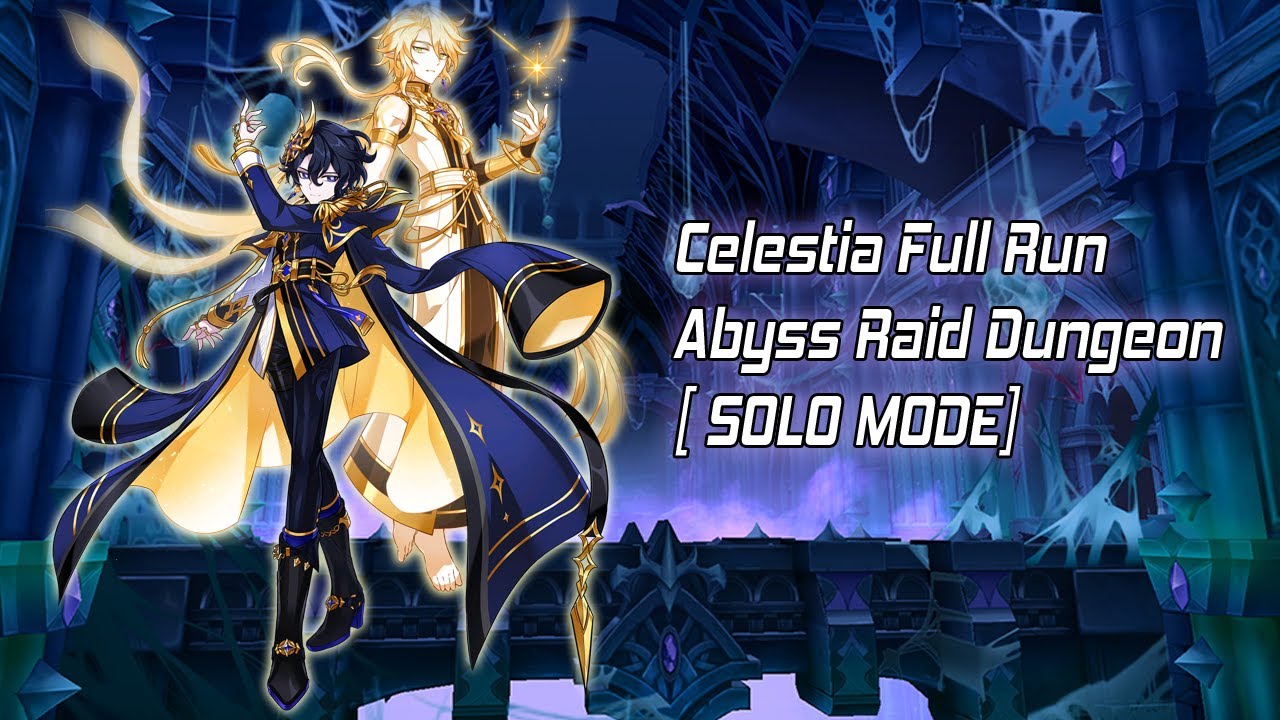 [엘소드/Elsword INT] Celestia Abyss Raid Full Run [Solo Mode]