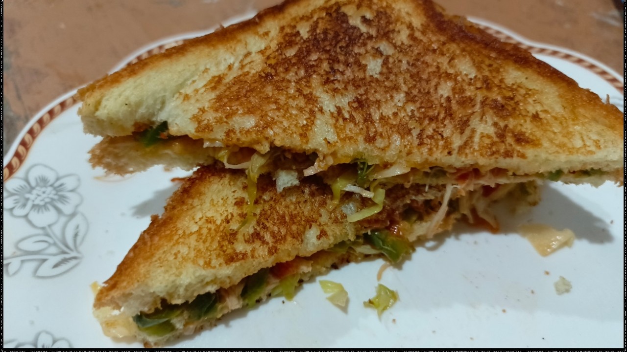 Golden Chicken Melt Sandwich by Life's Waves