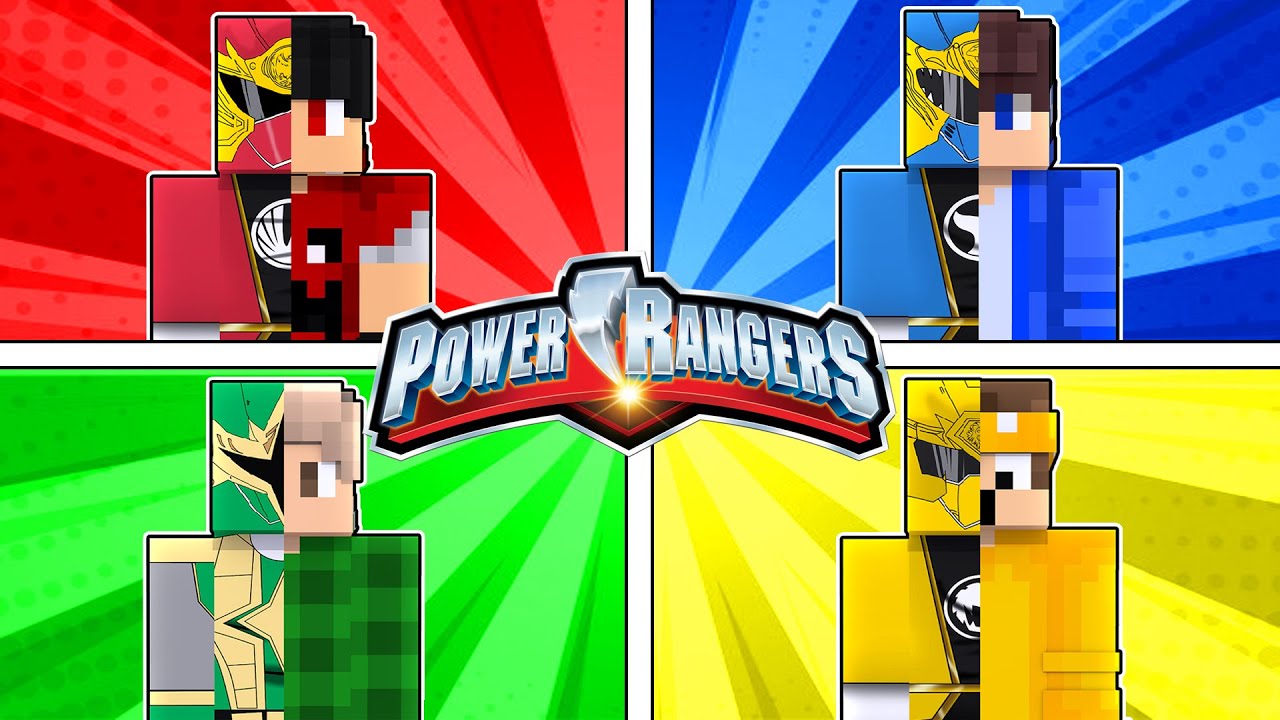 VIRAMOS OS POWER RANGERS E SALVAMOS O MINECRAFT! ‹‹ P3DRU ››
