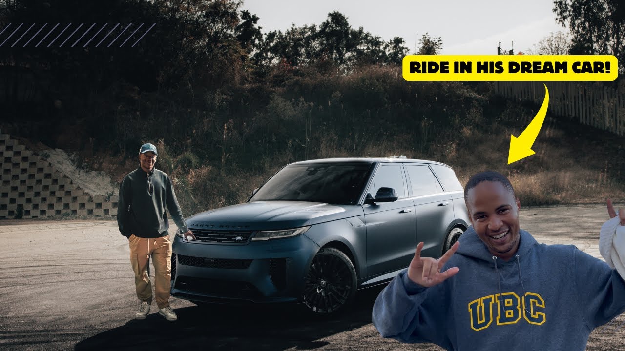 Surprising a Subscriber with his dream car! Range Rover Sport SV + Lambo Night Car Meet