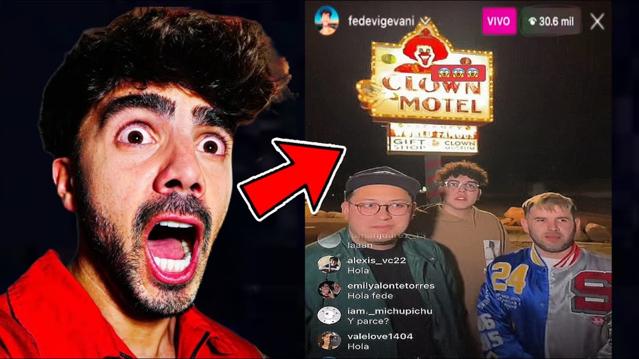 🔴FEDE LLEGA AL CLOWN MOTEL (BEARO REVELA EL NUEVO PAYASO)