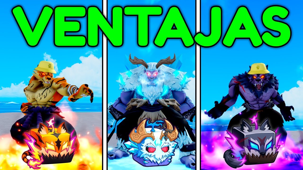 😲 VENTAJAS de TODAS las FRUTAS BESTIA en Blox Fruits