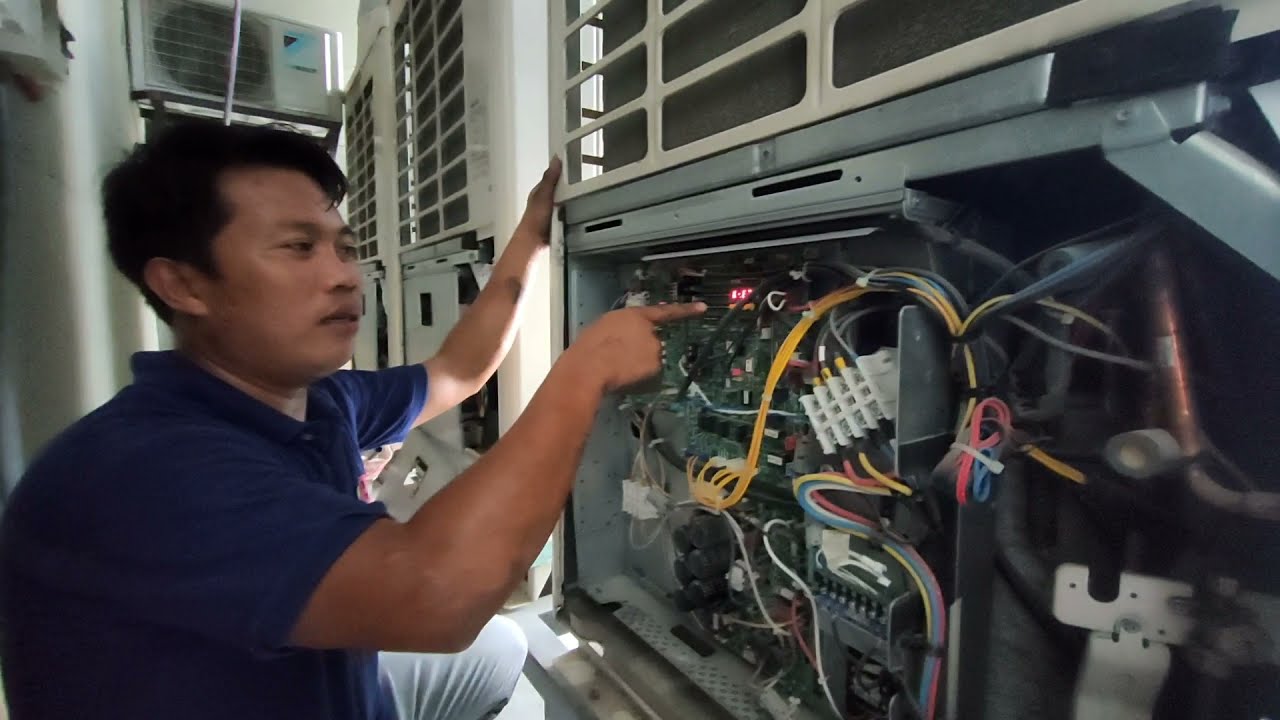 VRV 50TR TOSHIBA ERROR P22, E26 FAN MOTOR NOT WORKING subscribe,like,share