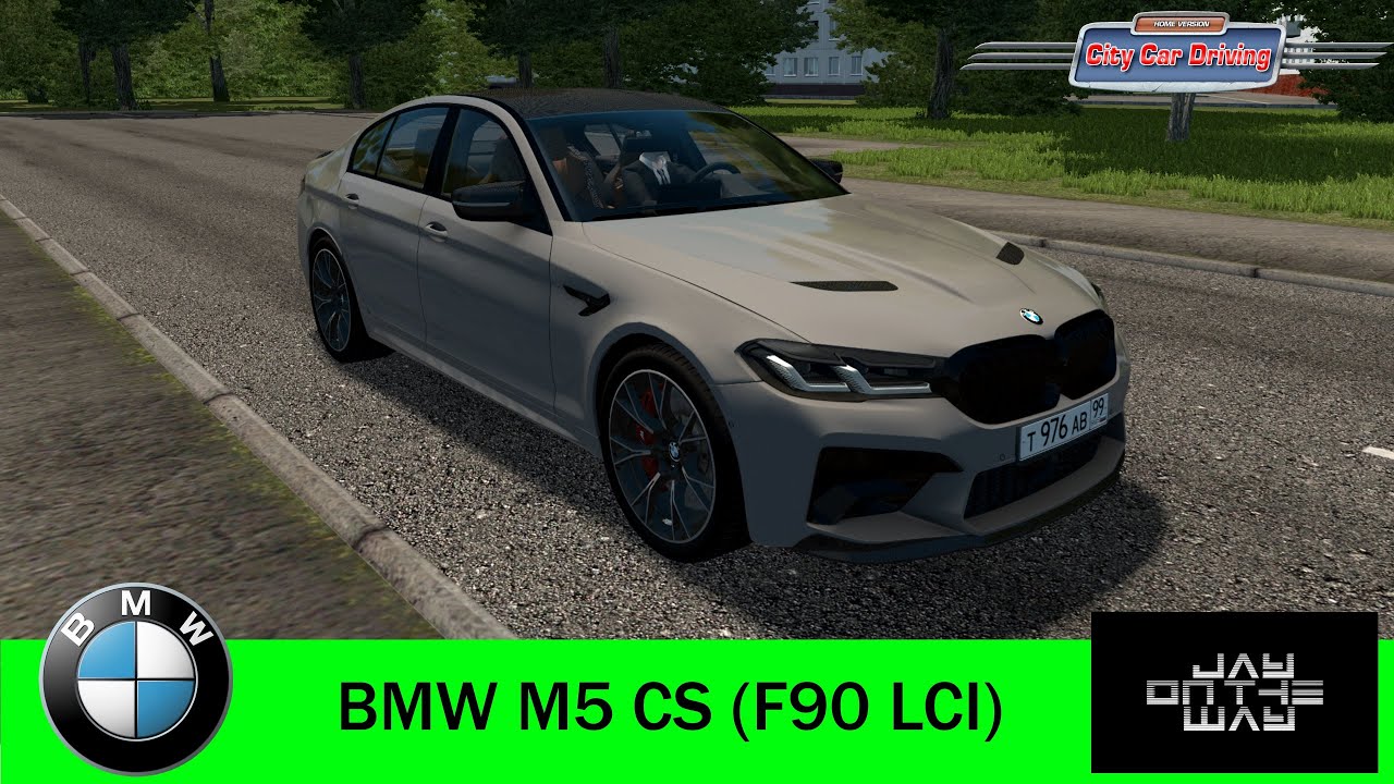 🚗 BMW M5 CS F90 LCI (2021) для City Car Driving #jayontheway