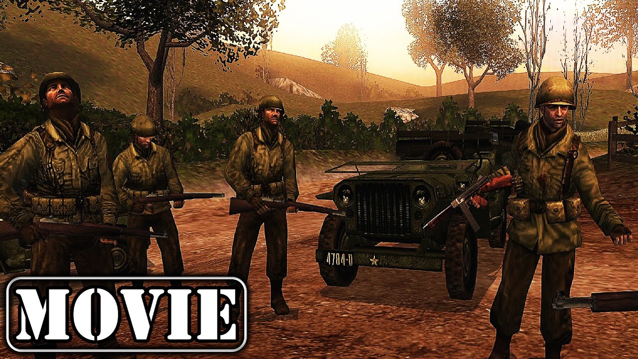 CALL OF DUTY 2: BIG RED ONE | 2023 | Full Game Movie | All Cutscenes