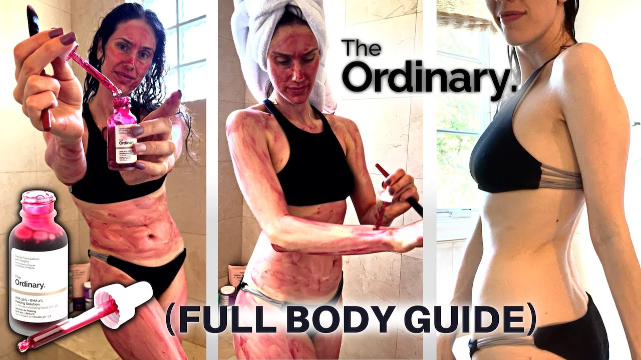 FULL BODY AHA BHA Peel From The Ordinary… 🥲 just be careful ￼