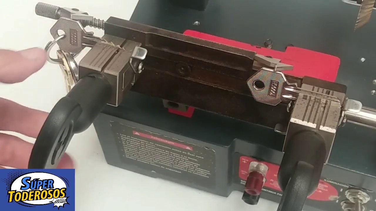 COMO HACER UNA COPIA DE LLAVE  EN MÁQUINA  DUPLICADORA.