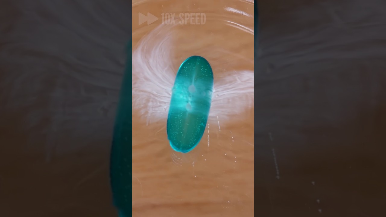 gel tab goo turns white when you swallow it