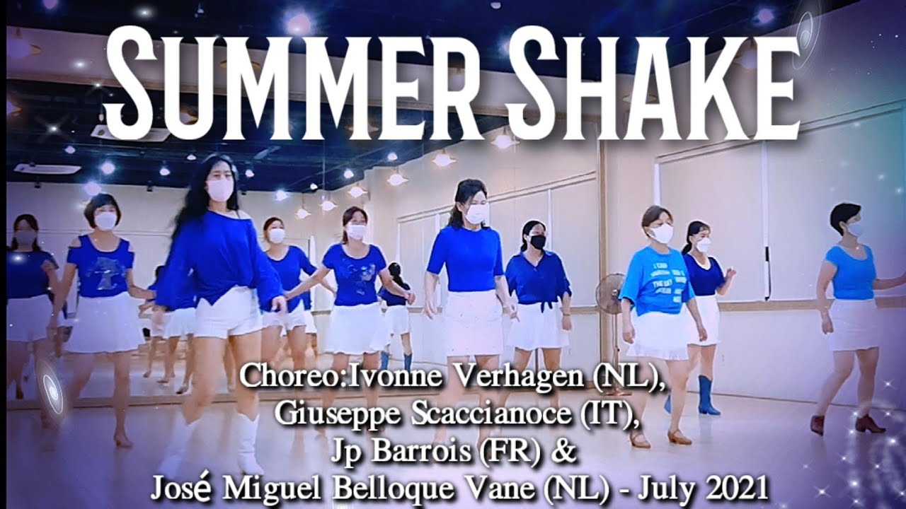 Summer Shake Line Dance Demo|초급|