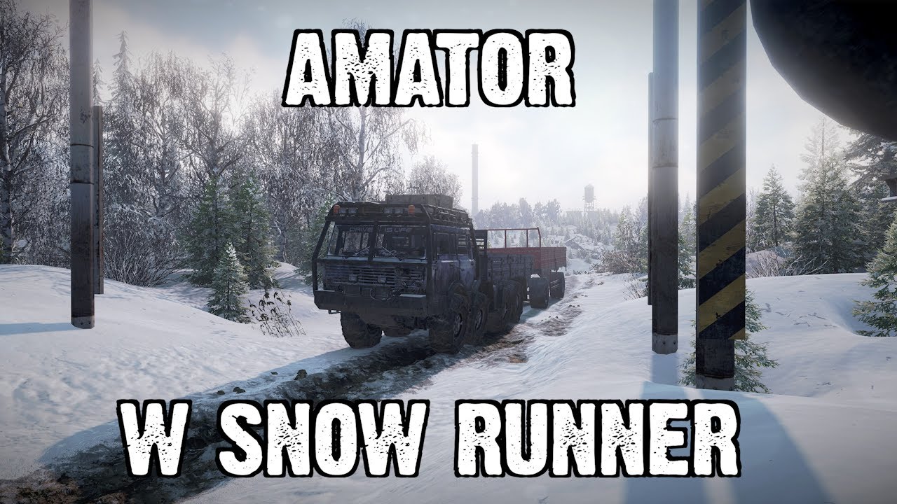 - LIVE - |#38| Jesienna walka z terenem |Zurdania Co-op |Amator w Snow Runner| #snowrunner