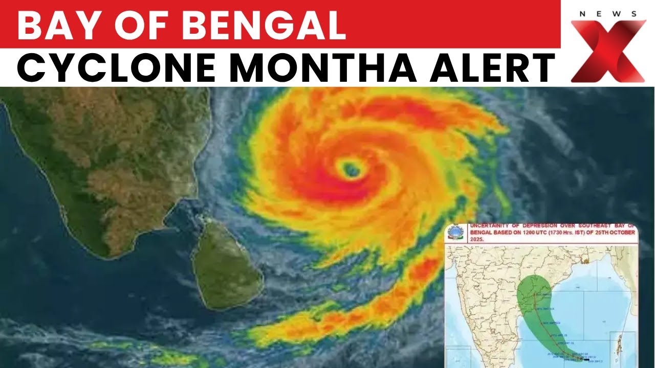 Cyclone Montha Update: Andhra Pradesh Braces for Landfall, Heavy Rainfall Forecasted | Bay Of Bengal