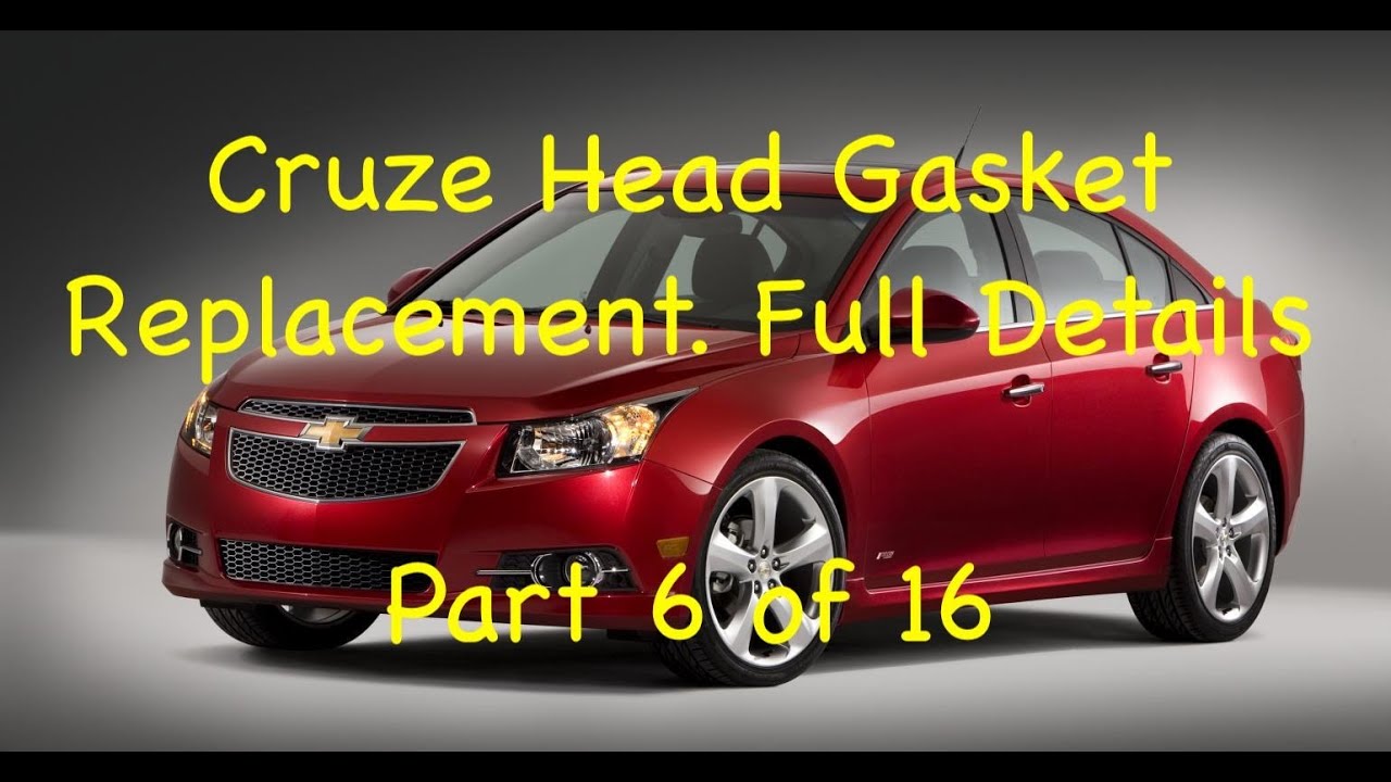 Cruze Head Gasket Replacement  STEP by STEP process (Part 6 of 16) Full Details for 1.8 F18D4 Engine