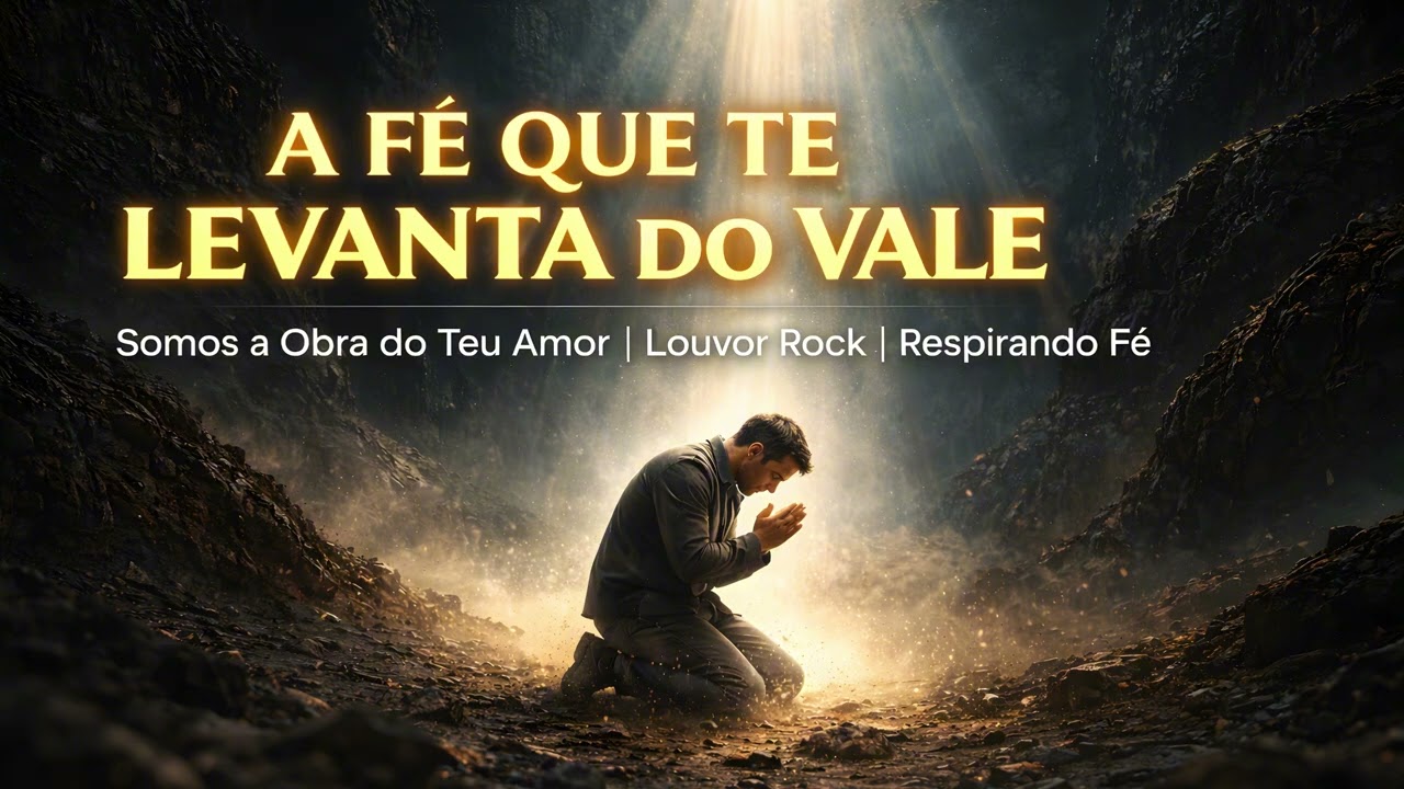 A fé que te levanta do vale (Louvor Rock) | Somos a Obra do Teu Amor
