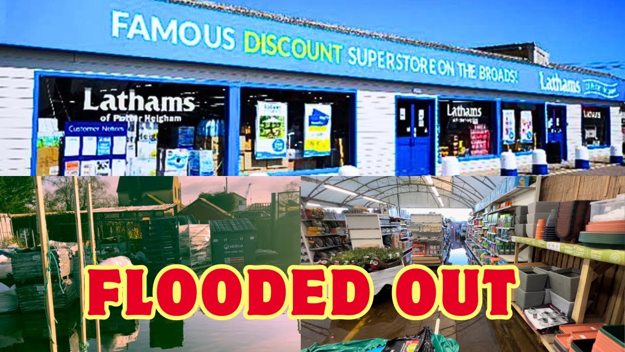 FLOODED INDOORS! 🌊🛒 | Lathams Potter Heigham | River Thurne Disaster | Norfolk Broads | WFA Explore