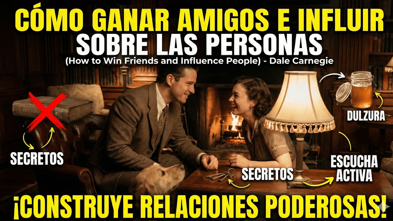 CÓMO GANAR AMIGOS E INFLUIR SOBRE LAS PERSONAS – Dale Carnegie 📖🤝✨