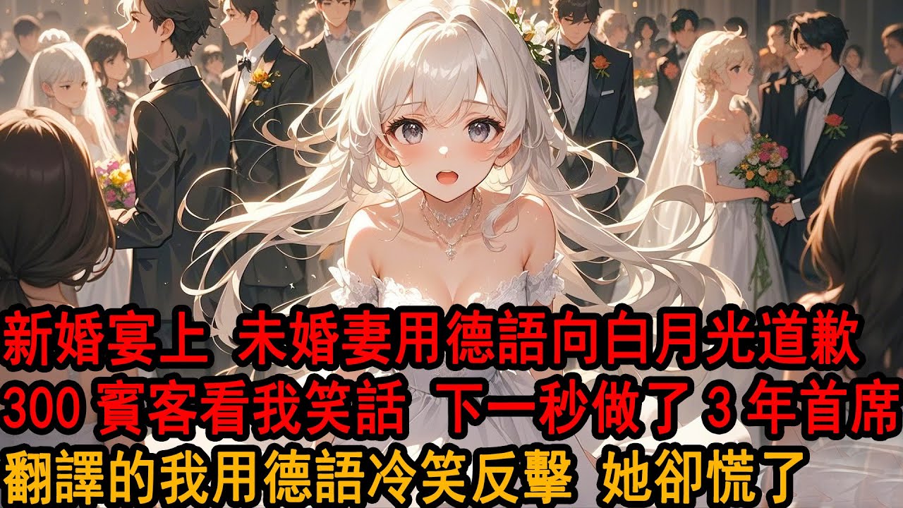 新婚宴上，未婚妻用德語向白月光道歉：“我心裡一直只有你，她只是我的無聊消遣罷了”，300賓客看我笑話，下一秒做了3年首席翻譯的我用德語反擊，全場傻了..