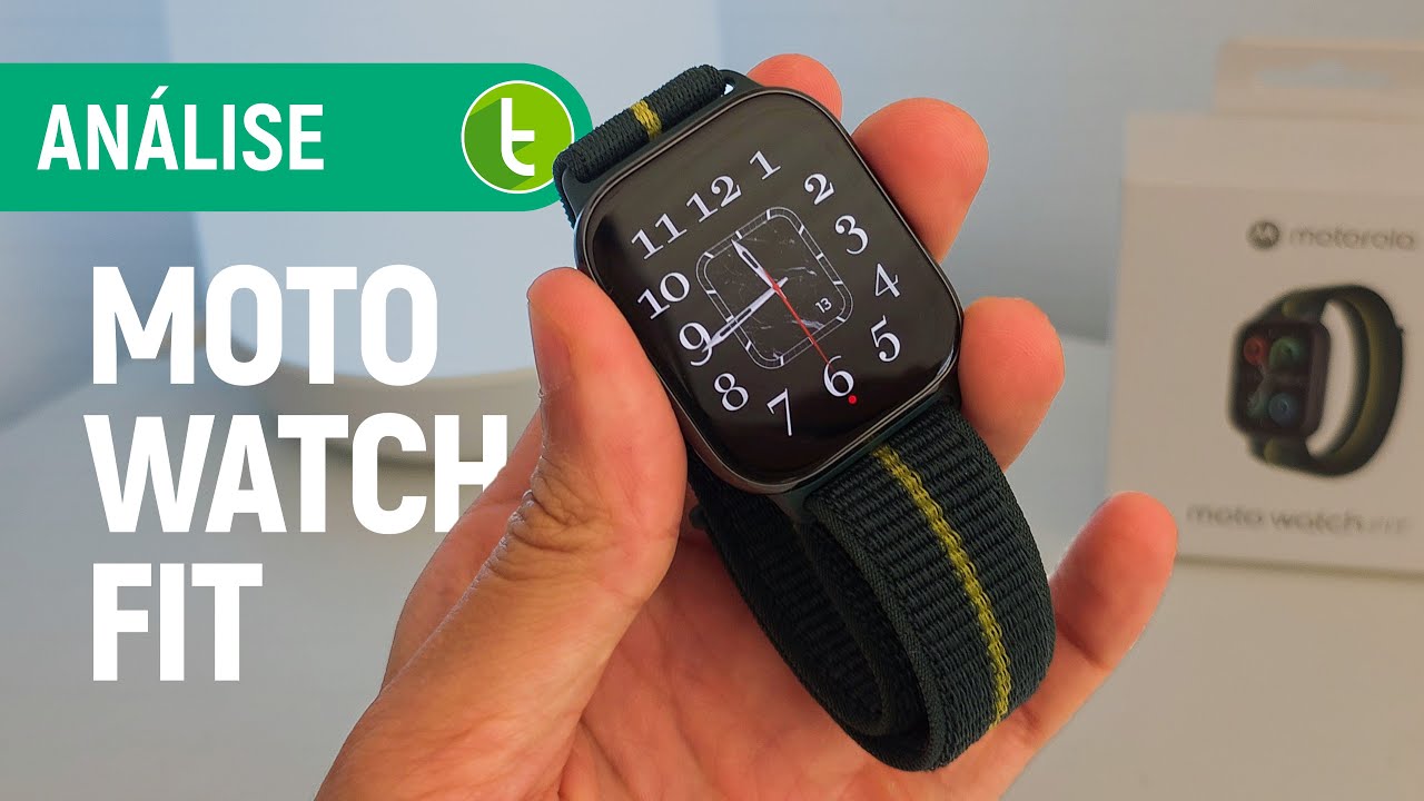 MOTO WATCH FIT: rel&oacute;gio da Motorola tem BATERIA PARA 2 SEMANAS e GPS INTEGRADO | An&aacute;lise / Review