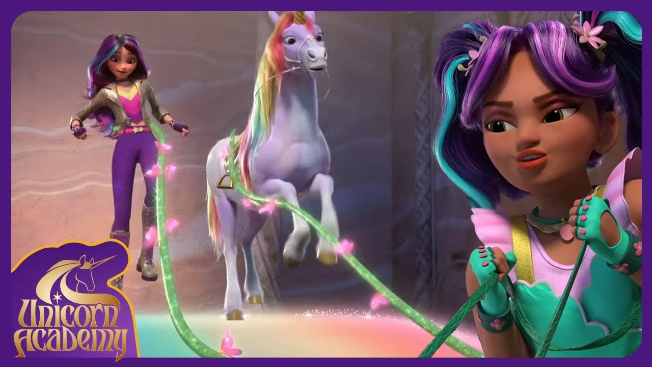 Unicorn Academy 🦄🌈 | Ava & Leaf's Friend Rescue Mission! Can they do it? | Magical Cartoons for Kids