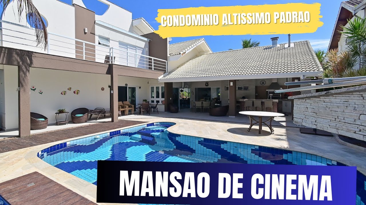 Mansão de cinema com 5 Suites em 1.150 m2 de terreno na praia de Peruíbe Litoral SP