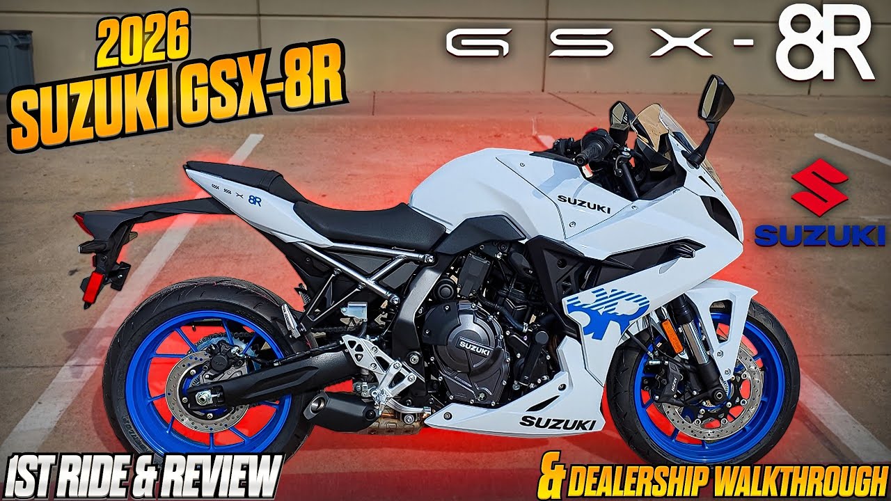 Первая поездка и обзор SUZUKI GSX-8R 2026 года | Обзор дилерского центра в Чёрную пятницу