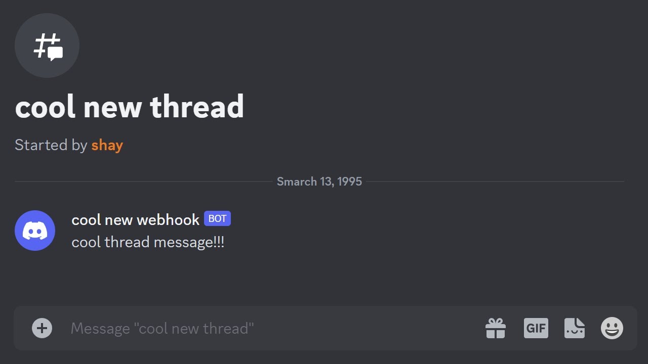 Discohook - Send messages to threads & forum channels