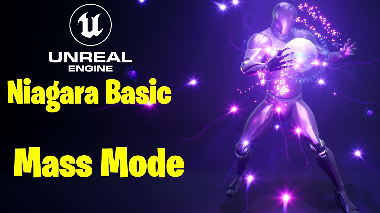 UE5.3 Niagara Basic | Mass Mode | #18
