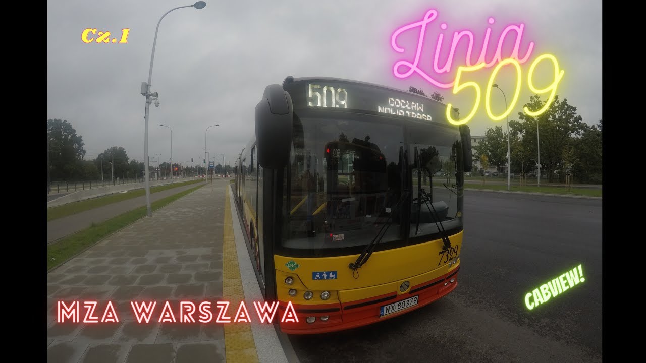 #27 Linia 509 Kierowca Autobusu Warszawa - kier. Winnica cz.1 Solbus SM18