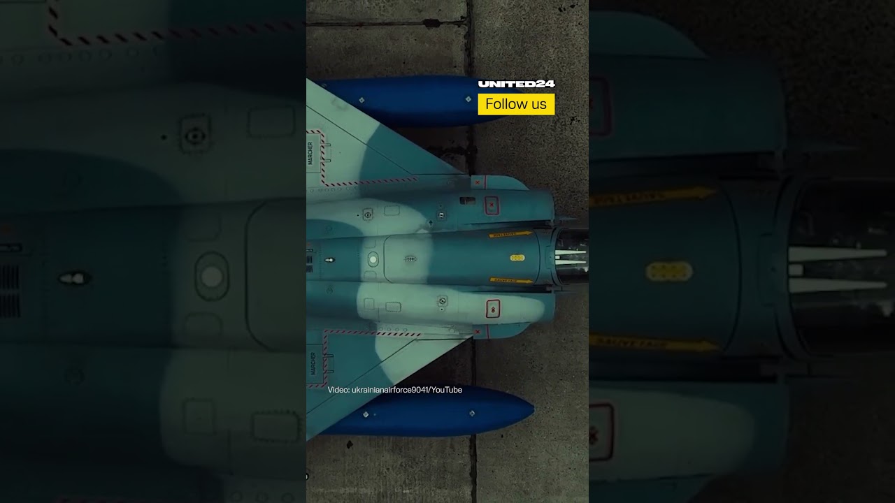 Украинские ВВС продемонстрировали свои истребители &laquo;Мираж-2000&raquo; в действии #войнавУкраине #авиация