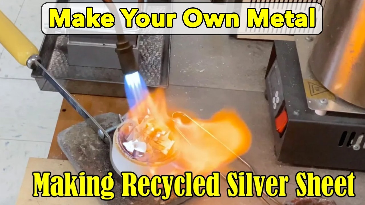 Making Recycled Silver Sheet