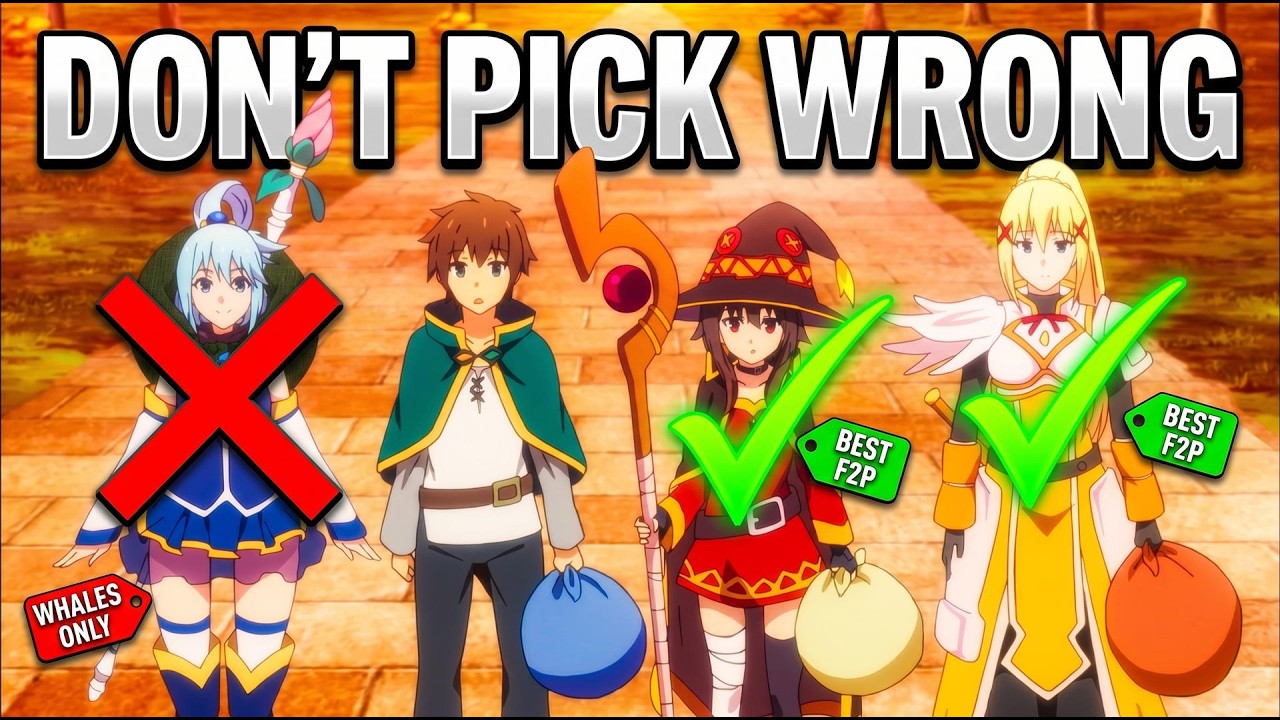 Sword X Staff для F2P &mdash; Получите БЕСПЛАТНОГО компаньона из Konosuba СЕГОДНЯ (не выбирайте Аку)