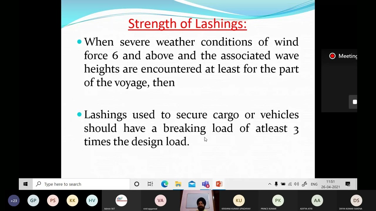 04. cargo Importance of Securing class. 04