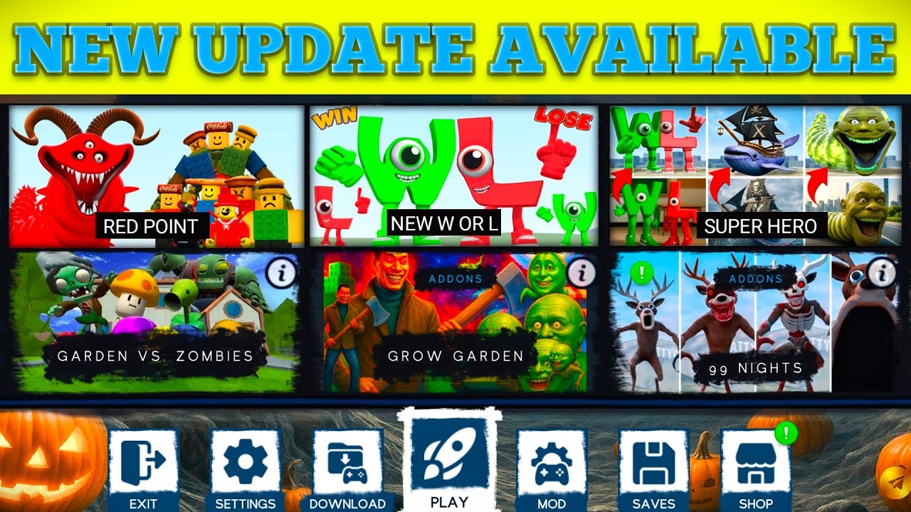 NextBots in playground Mod! NEW W OR L FROM ROBLOX STEAL A BRAINROT!