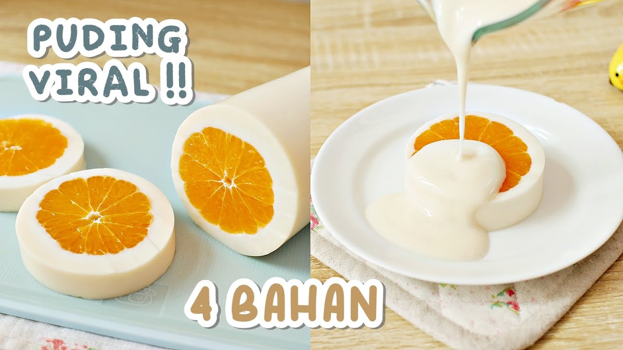 BIKIN PUDING VIRAL!! SEGAR, MUDAH, MENYENANGKAN HANYA 4 BAHAN😊