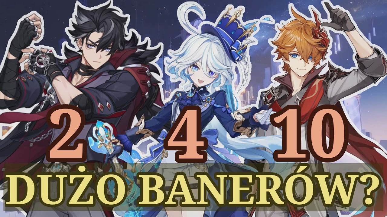 Kt&oacute;re postacie miały NAJWIĘCEJ baner&oacute;w? | Genshin Impact