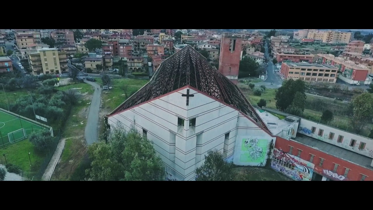 CHIESA BRUCIATA A TOR LUPARA-PHANTOM 4