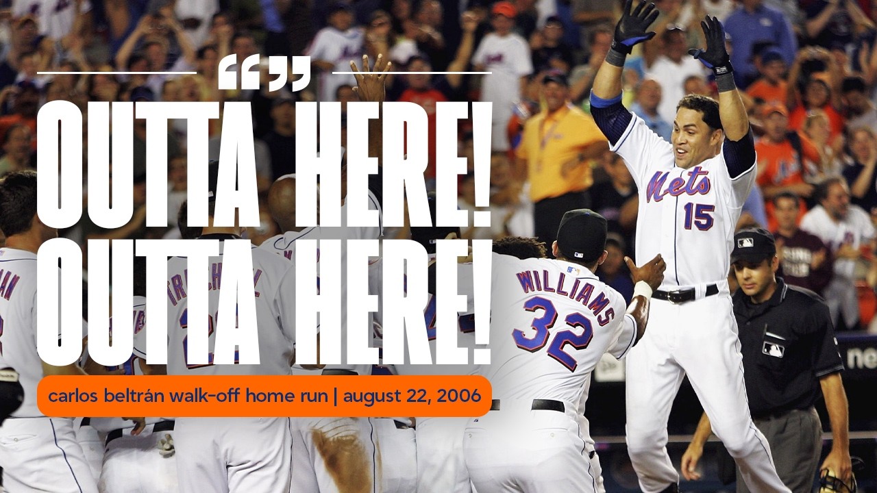 Carlos Beltrán Sends Shea Stadium WILD! Walk-Off Home Run