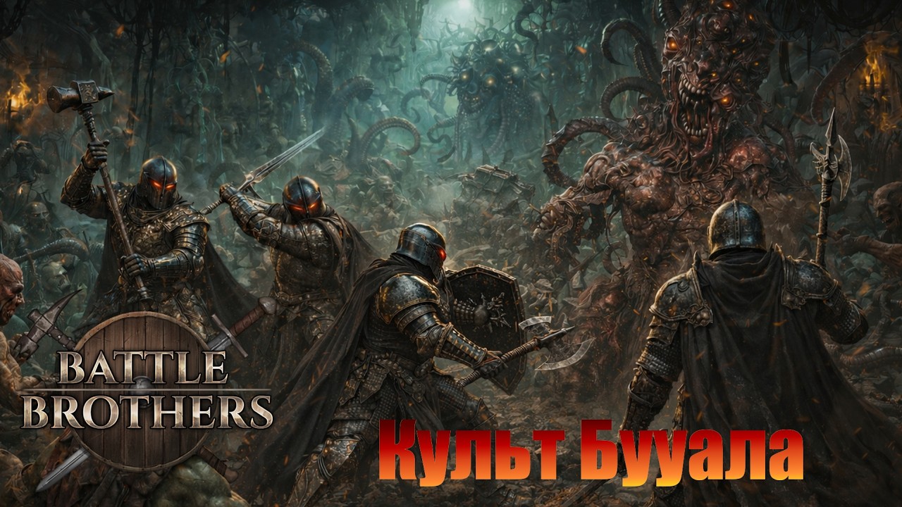 Культисты против культистов. Братья наемники, последователи культа Бууала. Battle Brothers. Часть 21