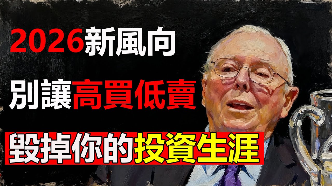 2026新風向， 別讓高買低賣毀掉你的投資生涯#投资 #投资回报 #查理芒格