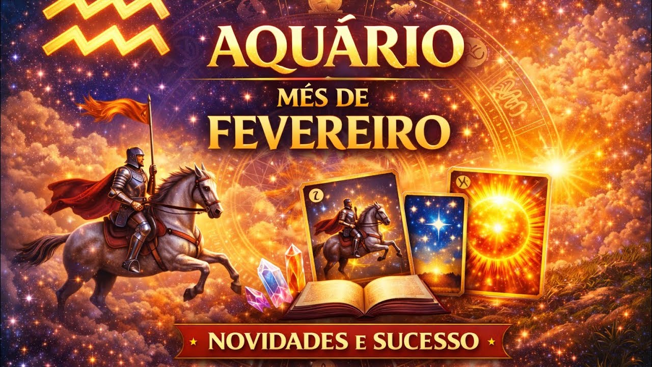 AQUÁRIO ♒️ MÊS DE FEVEREIRO. NOVIDADES E SUCESSO 