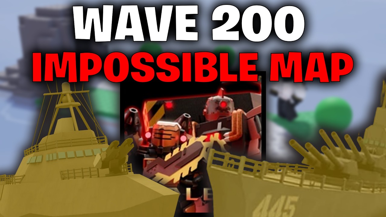 Breaking Endless Mode with 4 Golden Warships - Roblox TDX