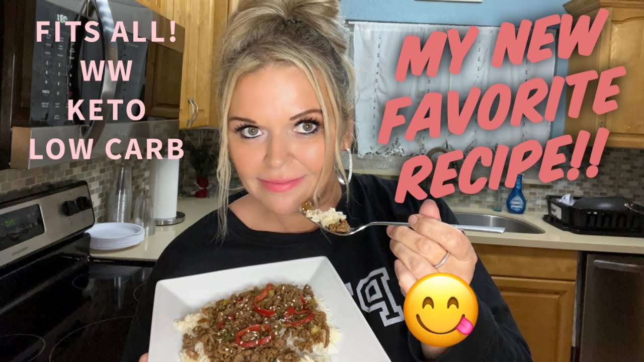 New Recipe! Korean Ground Beef! Weight Watchers Low carb or Keto! My FAVORITE recipe yet!