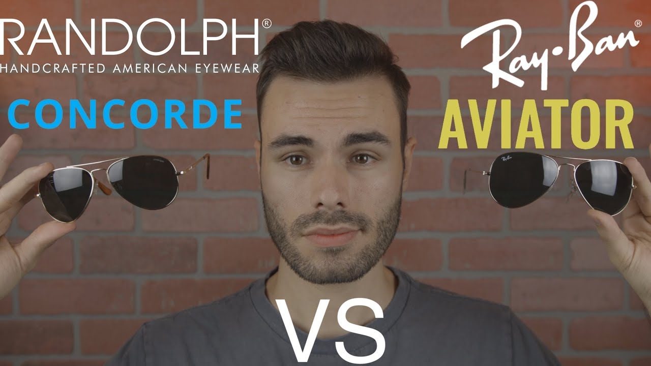 Ray-Ban Aviator против Randolph Concorde