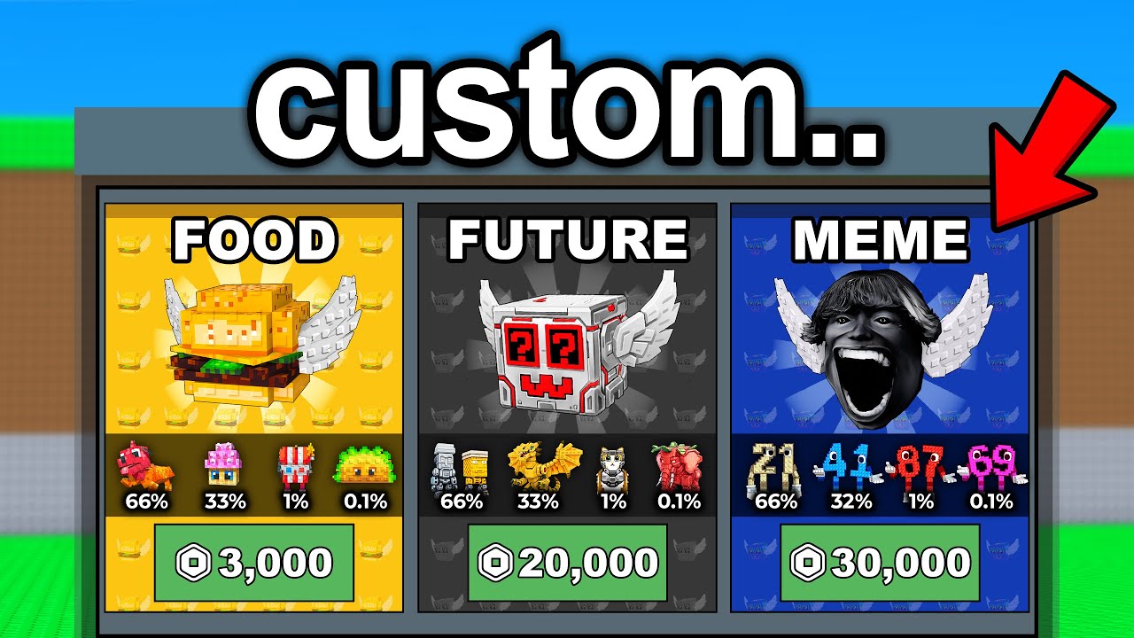 Starting Over But You Can BUY Custom Lucky Blocks!