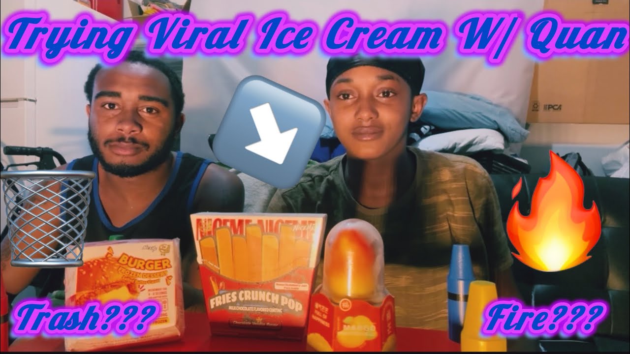 Trying Viral Ice Cream W/ Quan