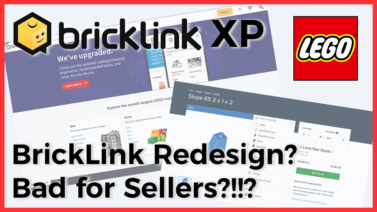 NEW VERSION OF BRICKLINK!??!!? | BrickLink XP and How It Will Affect Sellers