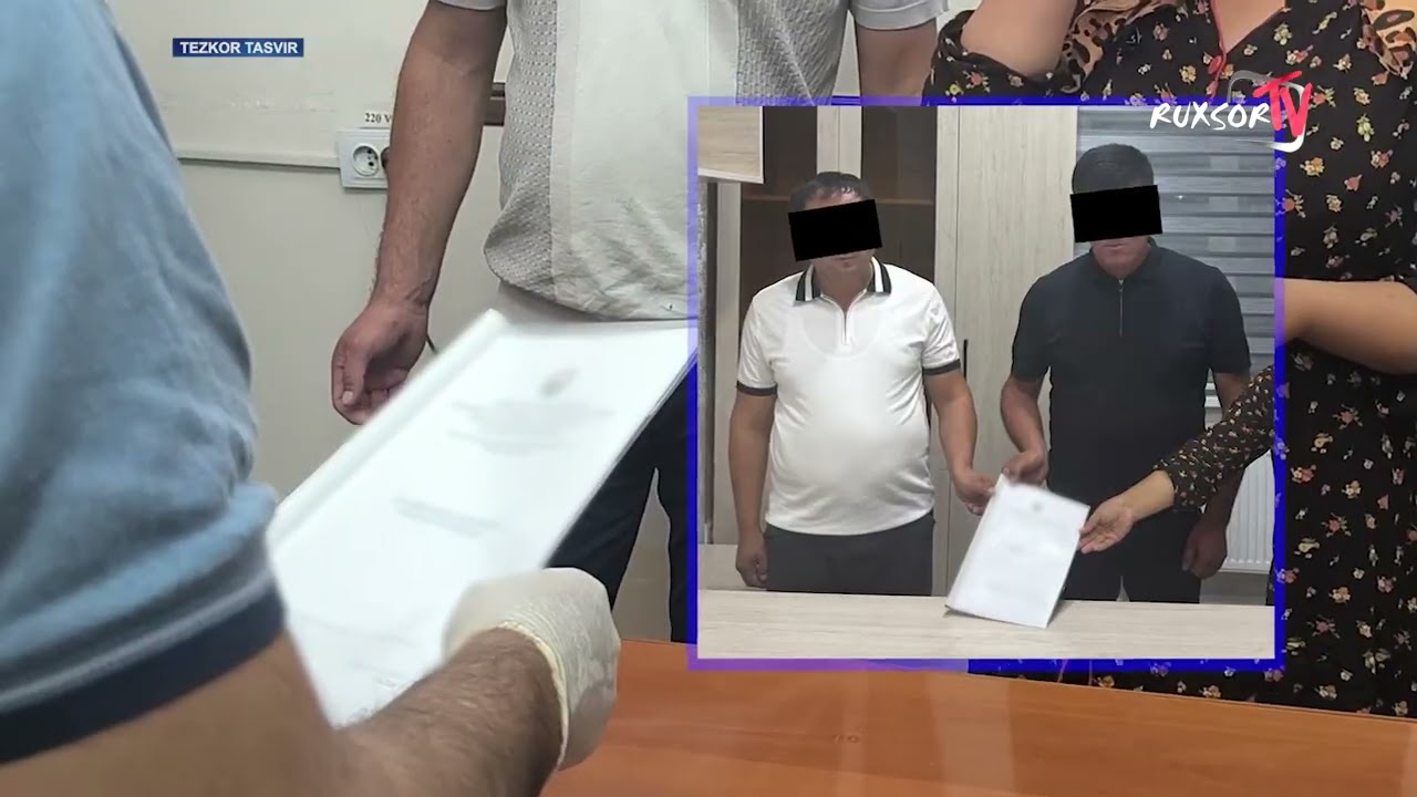 ANDIJONLIK PORAXO'R MANSABDORLAR QO'LGA OLINDI