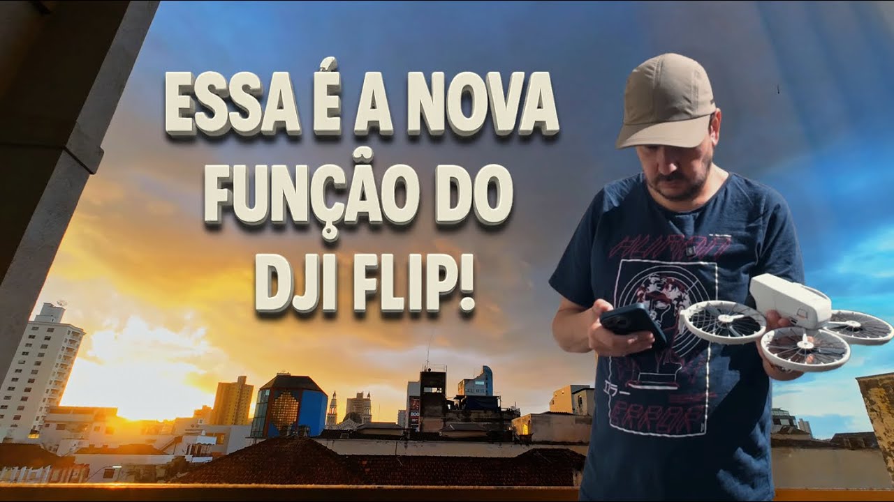 Testei a nova função do DJI Flip – e arrisquei um voo pela janela! 