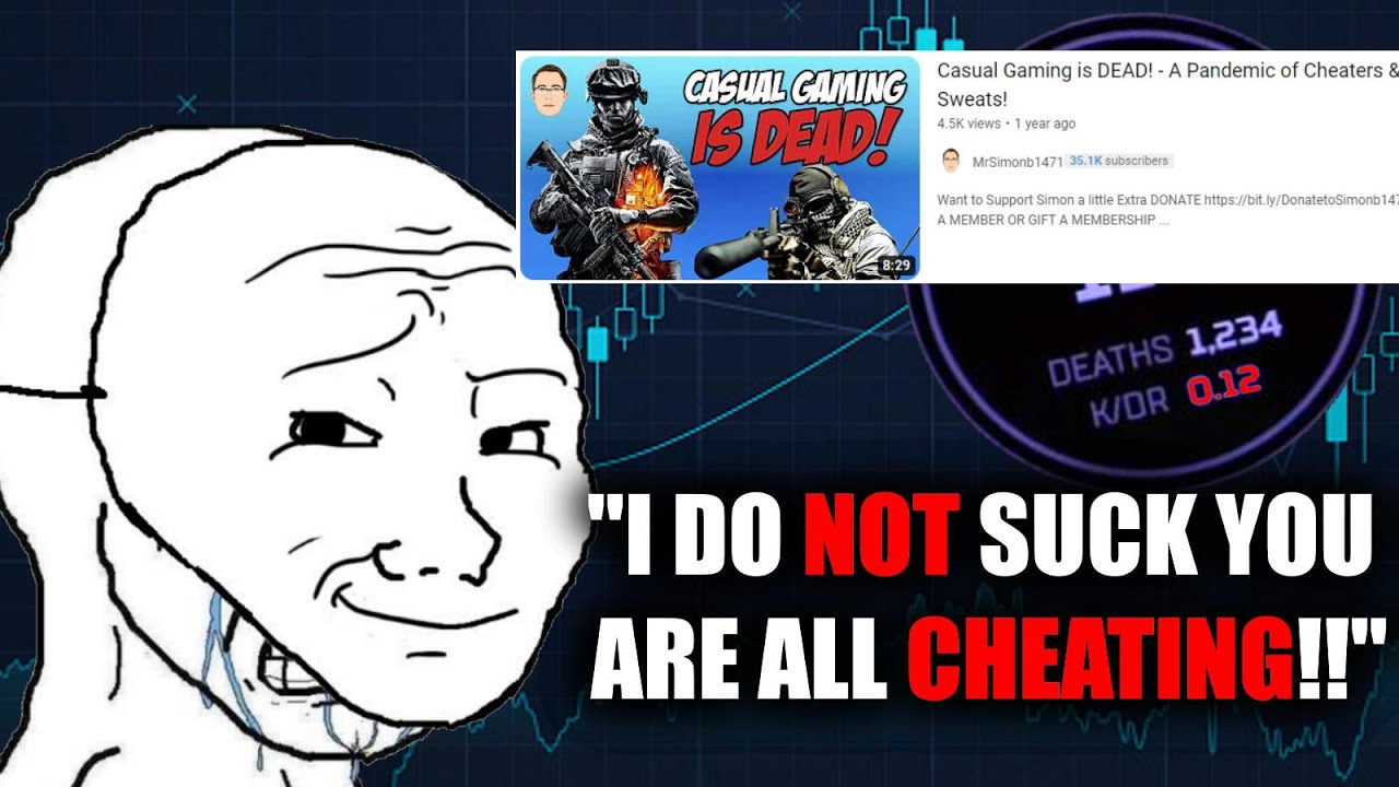 “Gaming is DEAD because I suck at it” According to this absolute clown