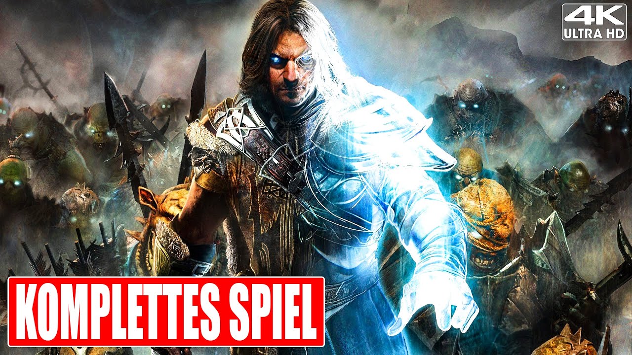 MORDORS SCHATTEN Gameplay German Part 1 FULL GAME [4K 60FPS PC] Walkthrough Deutsch ohne Kommentar