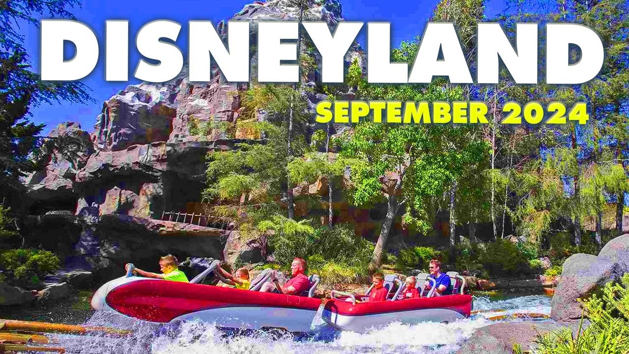 Matterhorn, Tea Cups,  Runaway Railway, Canoes | Disneyland Tour September 2024